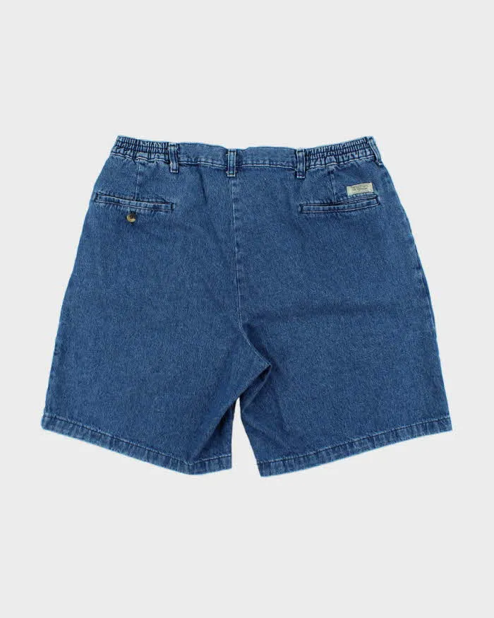 Vintage Y2K 00s Wrangler Pleated Baggy Fit Denim Bermuda Shorts - W36 sold by Rokit product image thumbnail 2