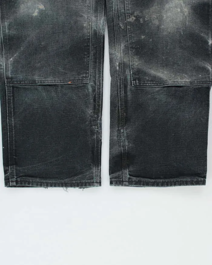 Vintage Carhartt B01 Union Made In USA Duck Canvas Double Knee Distressed Carpenter Trousers - W36 L30 sold by Rokit product image thumbnail 5