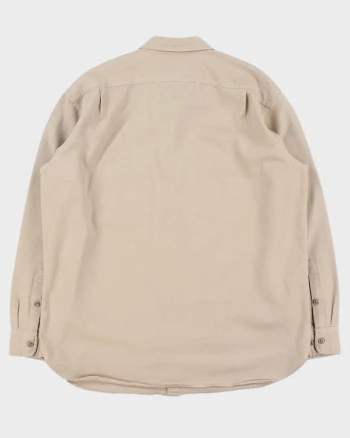Vintage Filson 'Twine' Heavyweight Cream Khaki Canvas Long Sleeve Shirt - XL sold by Rokit product image thumbnail 2