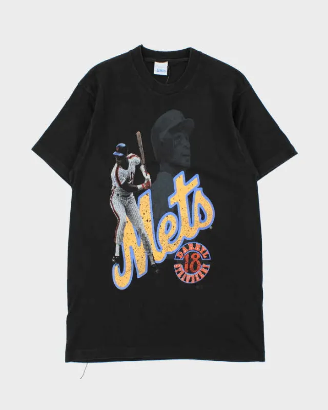 Vintage 1988 New York Mets Salem Sportswear Made In USA MLB Single Stitch Crewneck T-Shirt - L made by Rokit