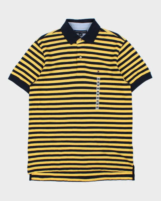 DSWT Vintage Y2K 00s Tommy Hilfiger Classic Striped Short Sleeve Polo Shirt - M made by Tommy Hilfiger