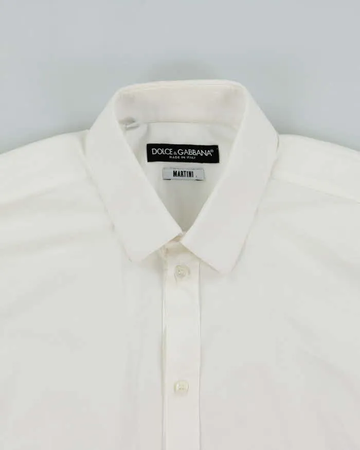 Vintage Dolce & Gabbana Martini Slim Fit Long Sleeve Shirt - M sold by Rokit product image thumbnail 5