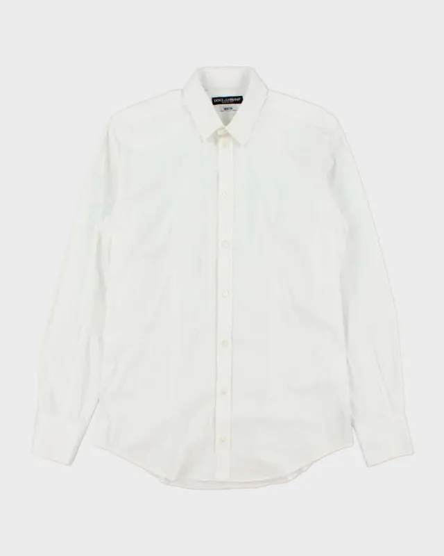 Vintage Dolce & Gabbana Martini Slim Fit Long Sleeve Shirt - M made by Dolce & Gabanna