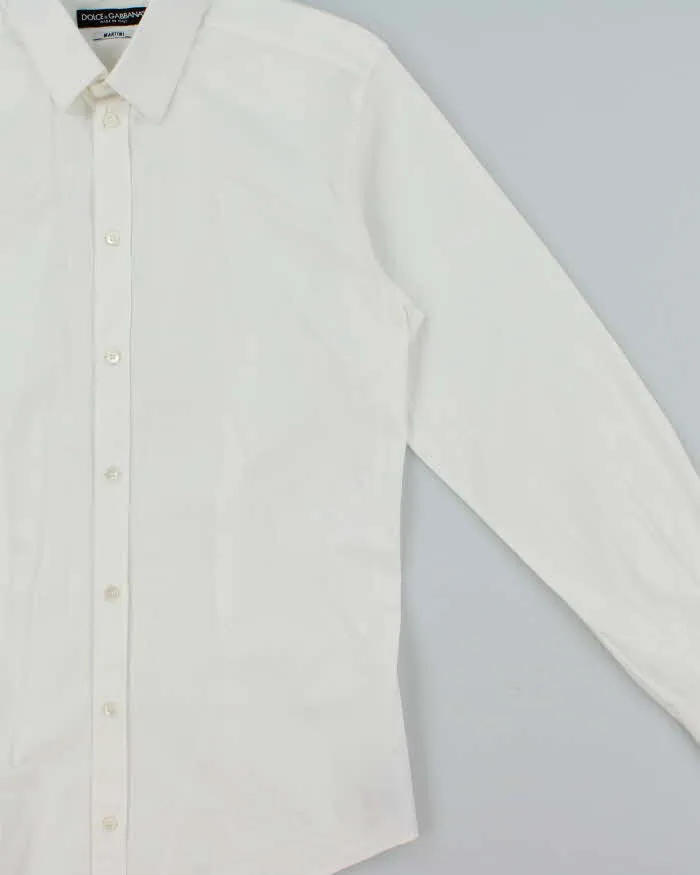 Vintage Dolce & Gabbana Martini Slim Fit Long Sleeve Shirt - M sold by Rokit product image thumbnail 3