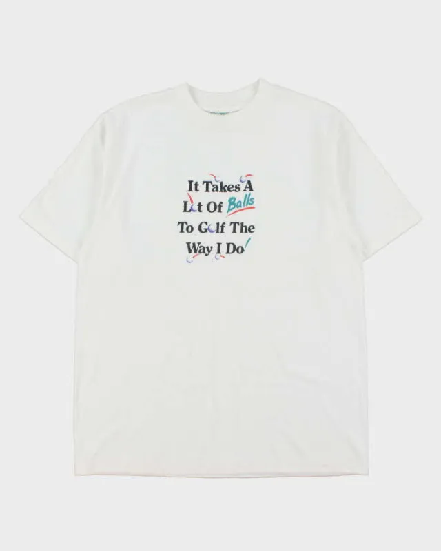 Vintage 1990s Four Seasons Single Stitch Heavyweight T-Shirt - L made by Rokit