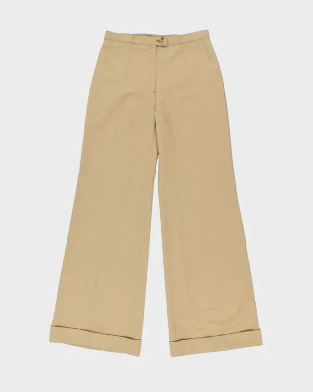 DSWT Vintage 1970s Di Lusso Premiere Italy Women's High Waisted Bell Bottom Flared Trousers - W29 L32 made by Rokit