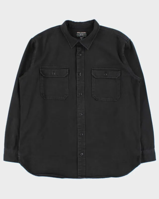 Vintage Filson Guide Long Sleeve Denim Workwear Shirt - XL made by Filson