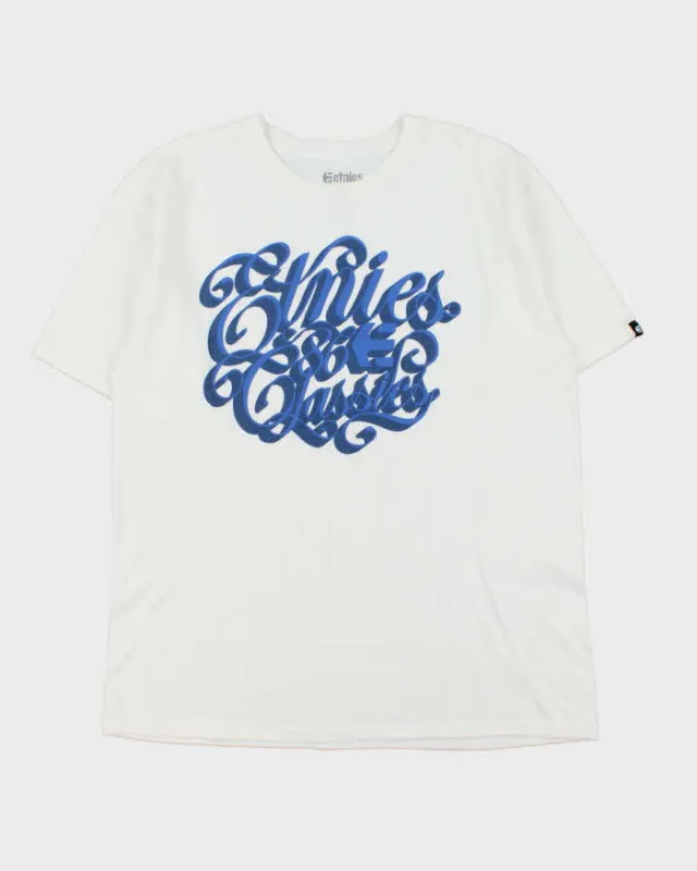 Vintage Y2K 00s Etnies Skate Heavyweight Crewneck T-Shirt - L made by Rokit