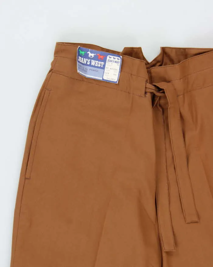 DSWT 1980s Jeans West Paperbag High Waisted Trousers - W28 L32 sold by Rokit product image thumbnail 3