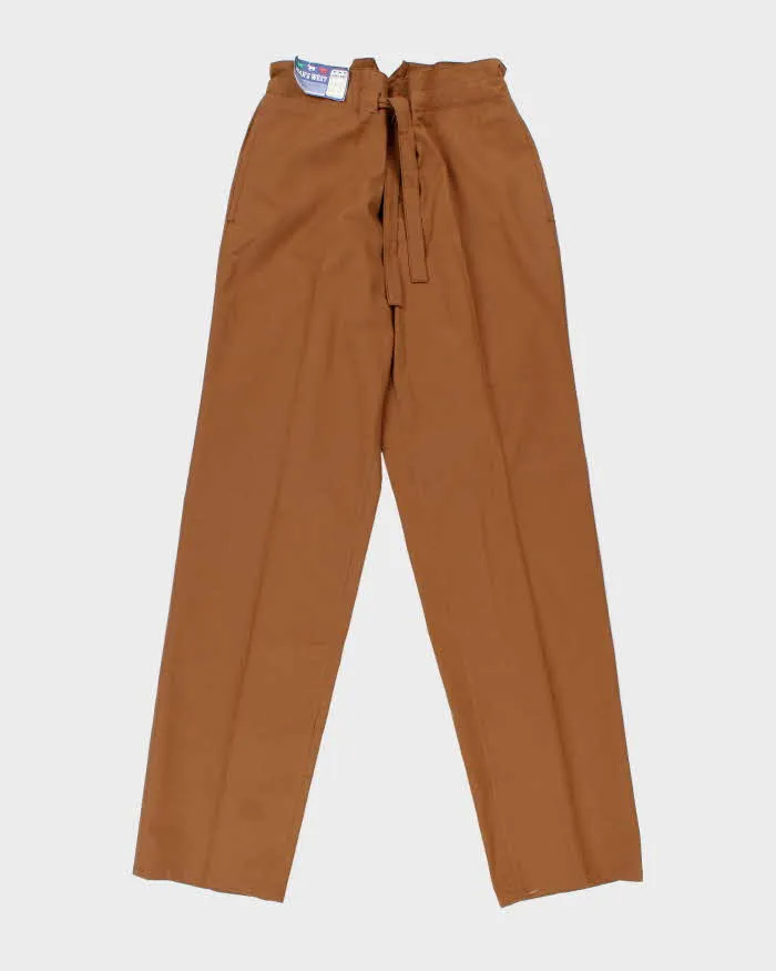 DSWT 1980s Jeans West Paperbag High Waisted Trousers - W28 L32 sold by Rokit