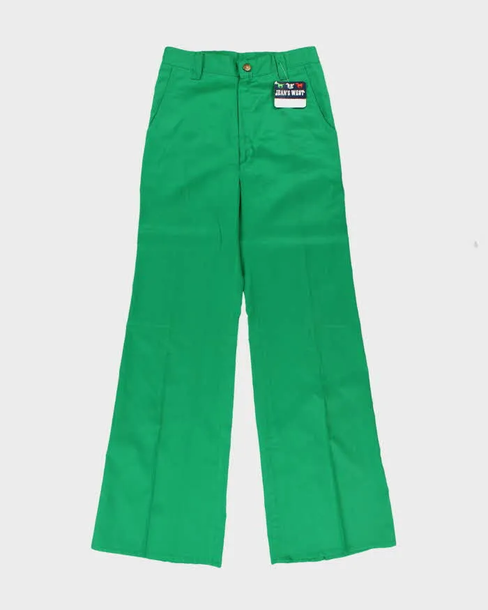 DSWT 1970s Jeans West High Waisted Bell Bottoms Trousers - W28 L32 sold by Rokit