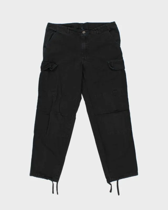 Vintage Carhartt WIP Hooded Theory Sweat RipStop Relaxed Fit Cargo Trousers - W34 L29 made by Carhartt