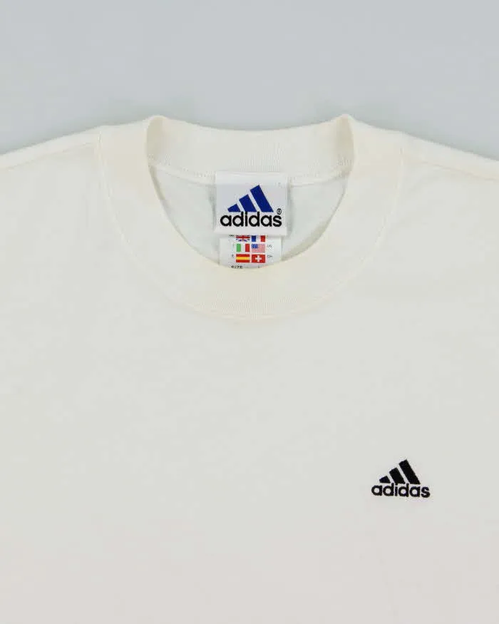 Vintage 1990s Adidas Japan Embroidered Crewneck T-Shirt - L sold by Rokit product image thumbnail 5