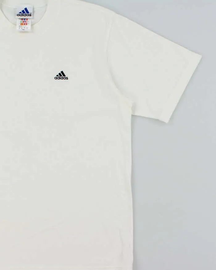 Vintage 1990s Adidas Japan Embroidered Crewneck T-Shirt - L sold by Rokit product image thumbnail 3