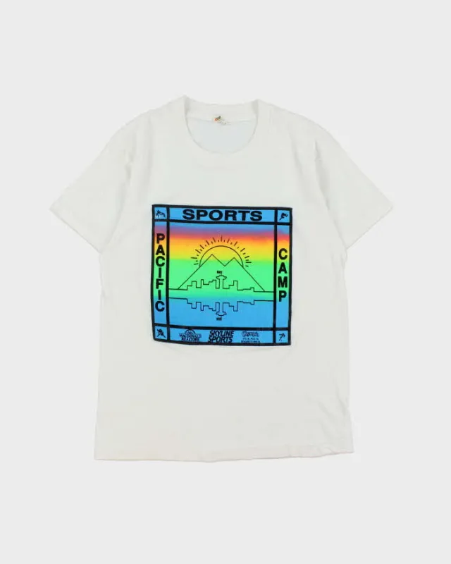 Vintage 1980s Pacific Sports Camp Single Stitch T-shirt - S made by Rokit