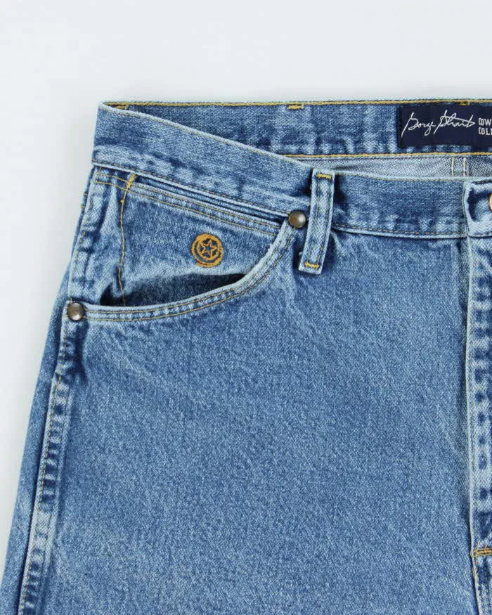 Vintage Y2K 00s Wrangler 13mgs Cowboy Cut Denim Jorts - W34 sold by Rokit product image thumbnail 3