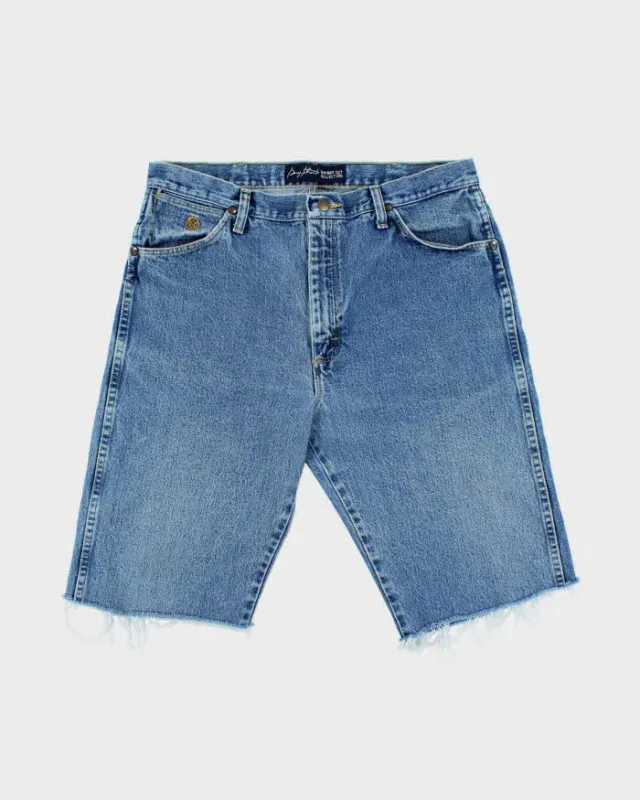 Vintage Y2K 00s Wrangler 13mgs Cowboy Cut Denim Jorts - W34 made by Rokit