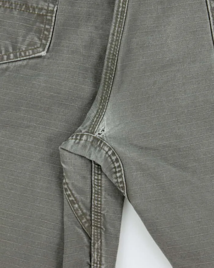 Vintage Carhartt B357 Moss Canvas Relaxed Fit Distressed Carpenter Shorts - W36 sold by Rokit product image thumbnail 5