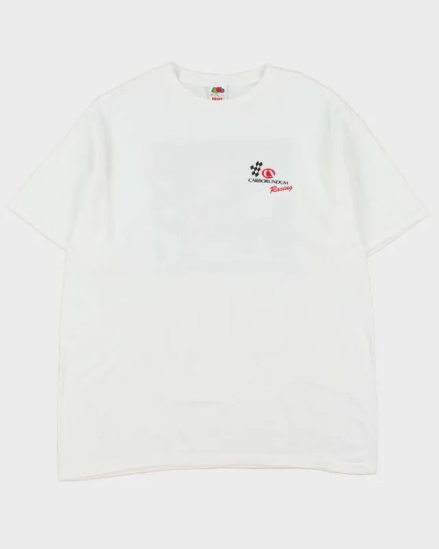 Vintage Y2K 00s Carborundum Racing Kyle Petty Nascar Heavyweight Crewneck T-Shirt - XL made by Fruit of the Loom