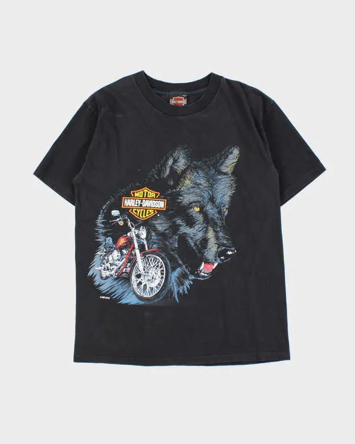 Vintage 1990s Harley Davidson Fun Wear Made In USA Single Stitch Crewneck T-Shirt - L sold by Rokit