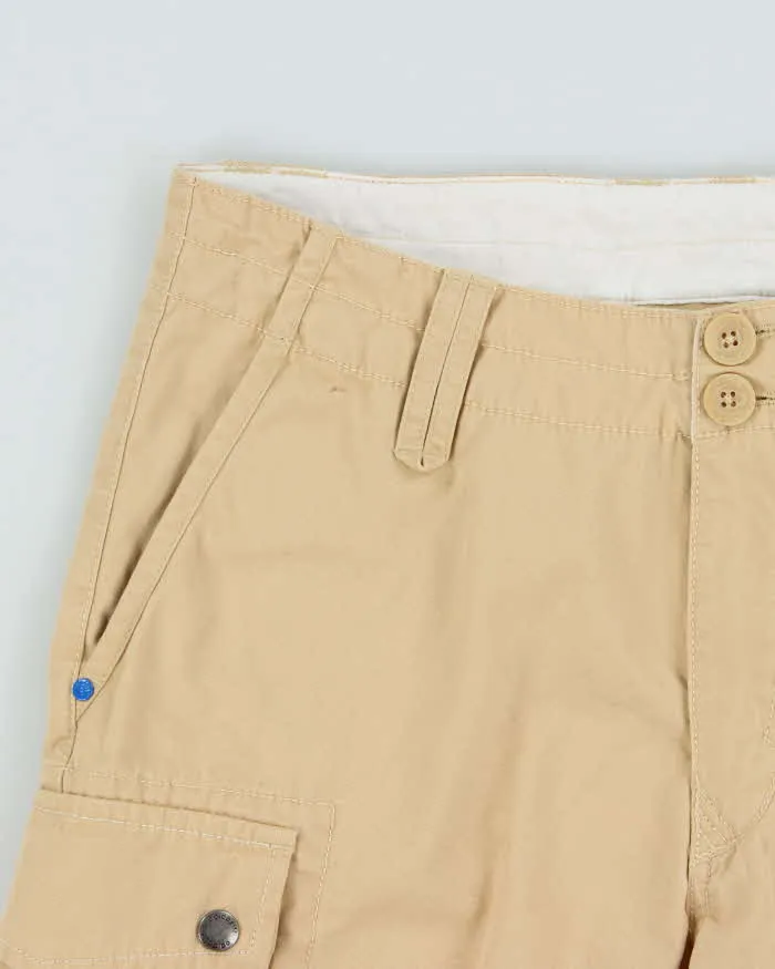 Vintage Y2K Adidas Originals Desert Khaki Embroidered Canvas Cargo Shorts - W29 sold by Rokit product image thumbnail 3