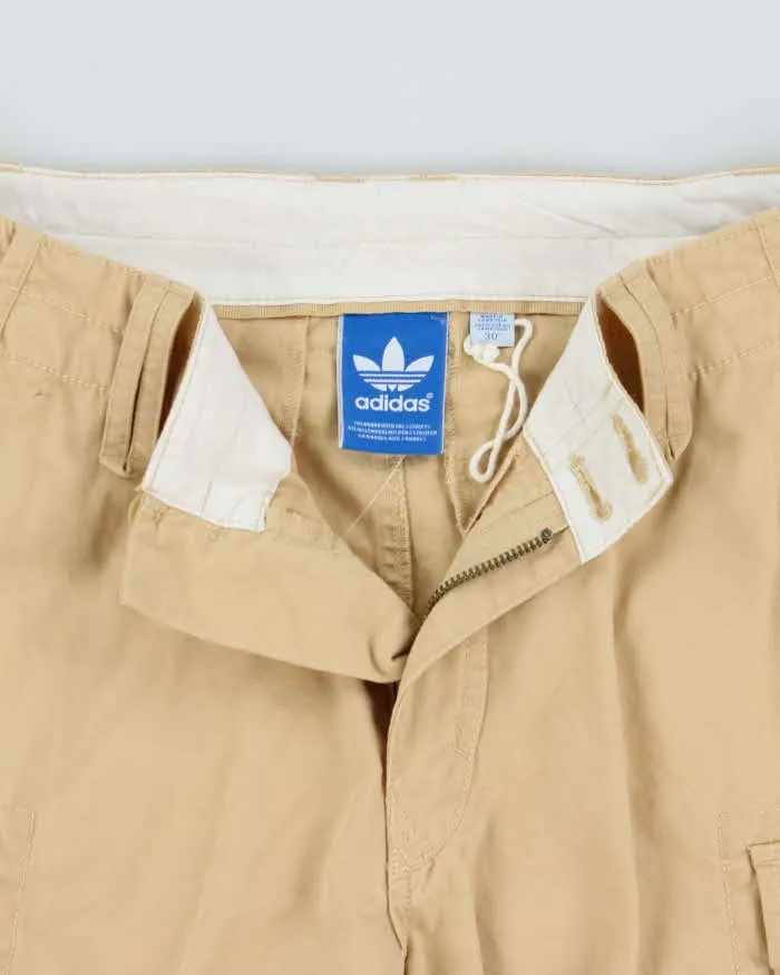 Vintage Y2K Adidas Originals Desert Khaki Embroidered Canvas Cargo Shorts - W29 sold by Rokit product image thumbnail 5