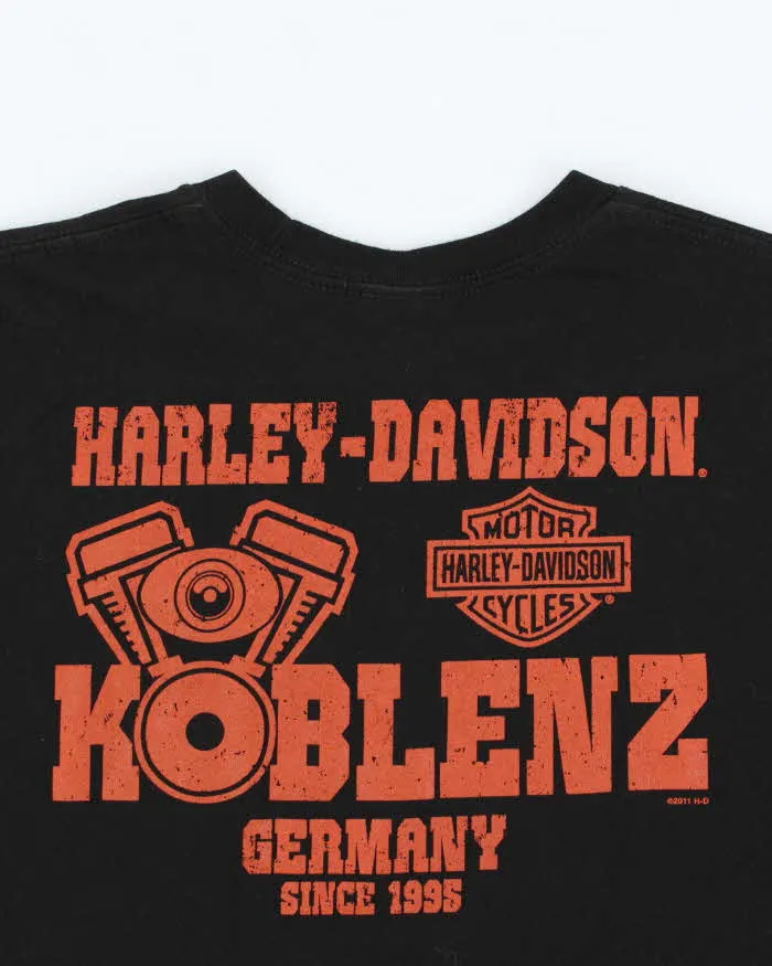 Vintage Harley Davidson Koblenz Germany Graphic Crewneck T-Shirt - XL sold by Rokit product image thumbnail 4