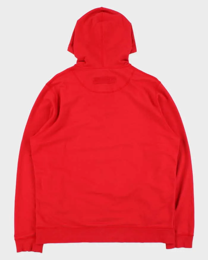 Vintage Y2K 00s Burberry Buffalo Plaid Quarter-Zip Pullover Hoodie - L sold by Rokit product image thumbnail 2