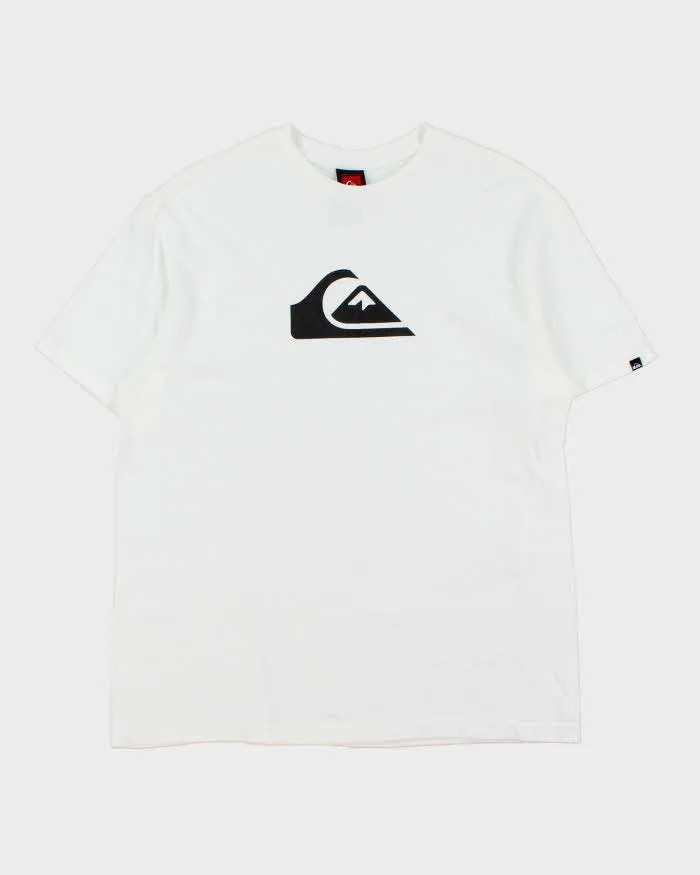 Vintage Y2K 00s Quiksilver Heavyweight Crewneck T-Shirt - L sold by Rokit