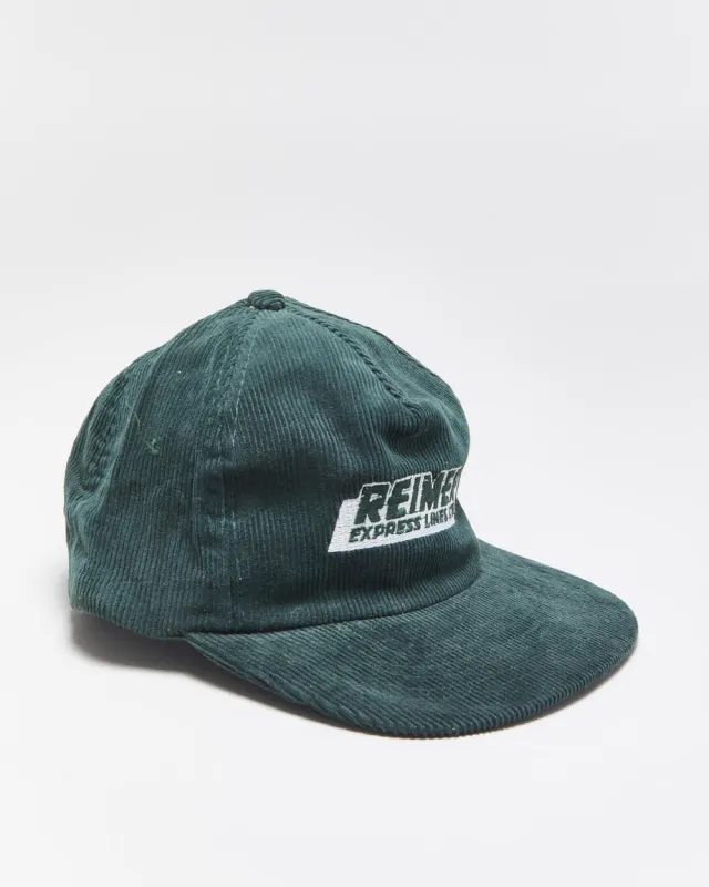 Vintage 1980s Reimer RHL Ath. Corduroy Snapback - OS made by Rokit