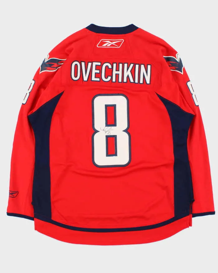 Vintage 2007-08 Reebok Washington Capitals Alexander Ovechkin Signed CCM NHL Jersey - L sold by Rokit product image thumbnail 2