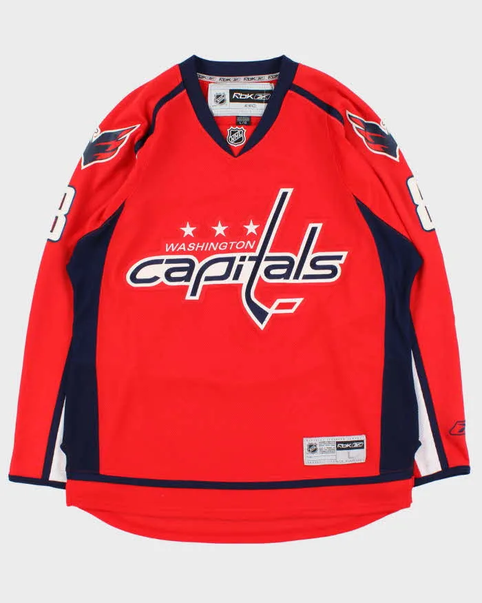 Vintage 2007-08 Reebok Washington Capitals Alexander Ovechkin Signed CCM NHL Jersey - L sold by Rokit