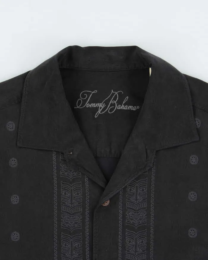 Vintage Y2K 00s Tommy Bahama Embroidered Silk Hawaiian Shirt - L sold by Rokit product image thumbnail 5