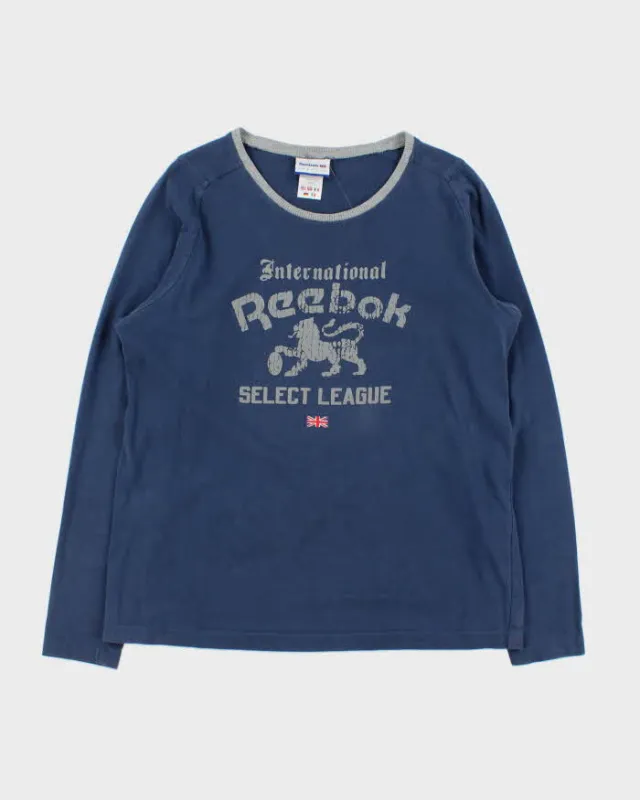 Vintage Y2K 00s Reebok Classic International GB Long Sleeve T-Shirt - M sold by Rokit