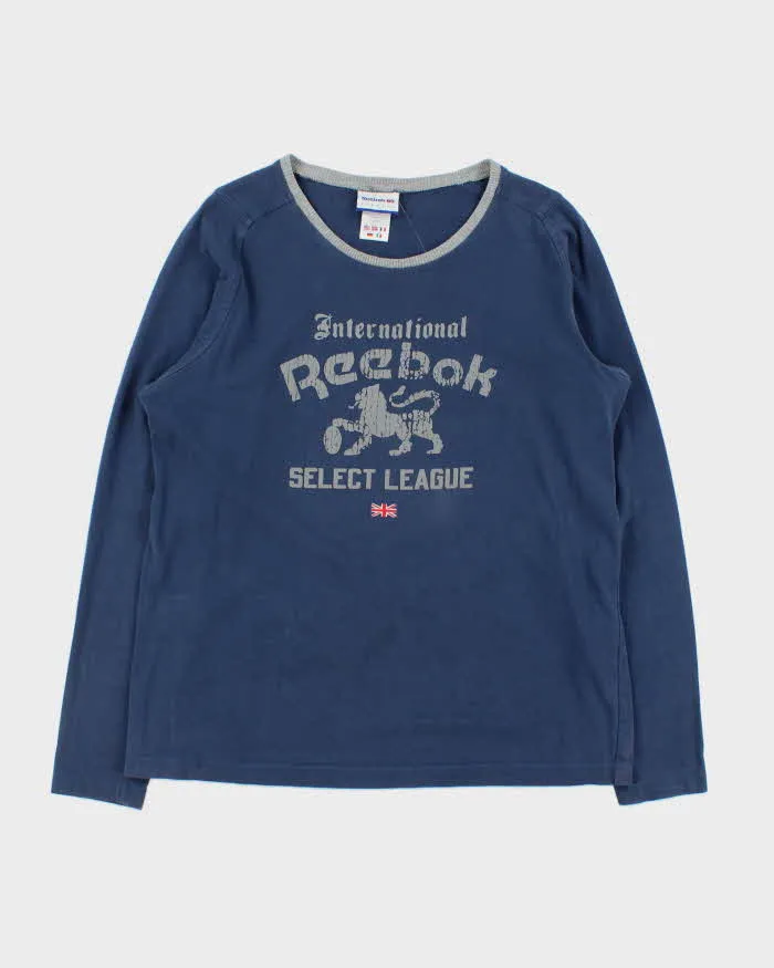 Vintage Y2K 00s Reebok Classic International GB Long Sleeve T-Shirt - M sold by Rokit