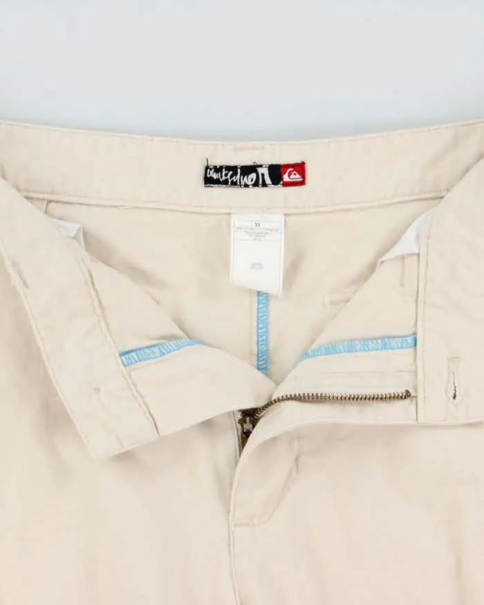 Vintage Y2K 00s Quiksilver Heavyweight Canvas Baggy Fit Cargo Shorts - W34 sold by Rokit product image thumbnail 5