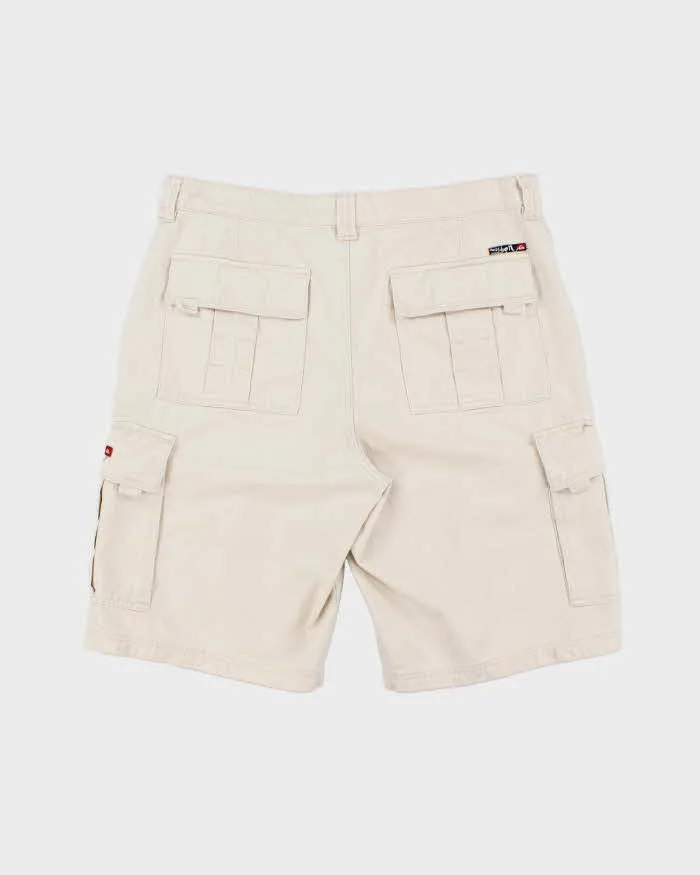 Vintage Y2K 00s Quiksilver Heavyweight Canvas Baggy Fit Cargo Shorts - W34 sold by Rokit product image thumbnail 2