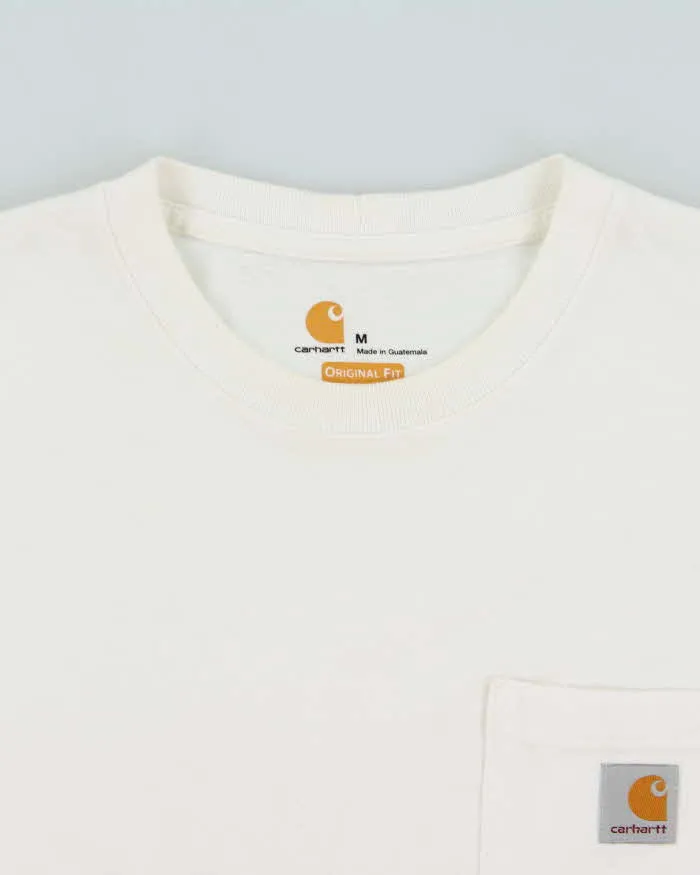 Vintage Carhartt Original Fit Long Sleeve Pocket T-shirt - M sold by Rokit product image thumbnail 5