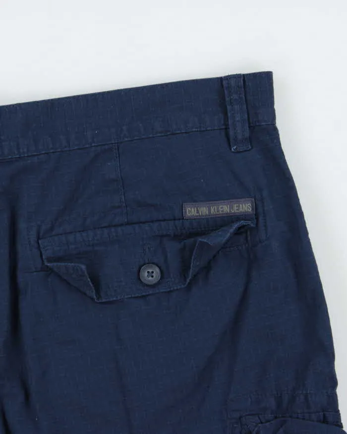 Vintage Calvin Klein Jeans Loose Fit Cargo Shorts - W36 sold by Rokit product image thumbnail 4