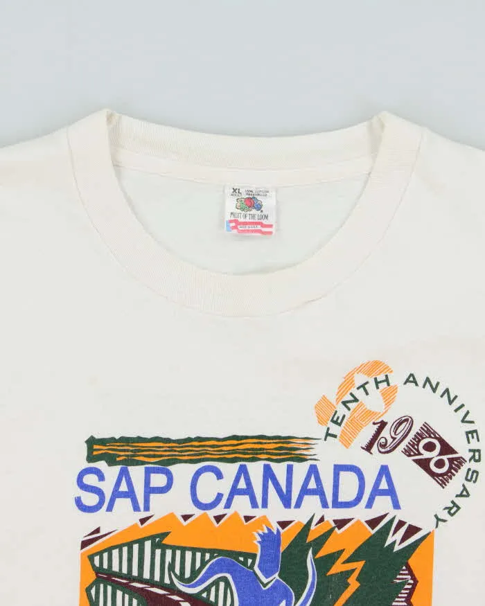 Vintage 1996 SAP Kananaskis 100 Mile Relay Single Stitch Made In USA Long Sleeve T-Shirt - XL sold by Rokit product image thumbnail 5