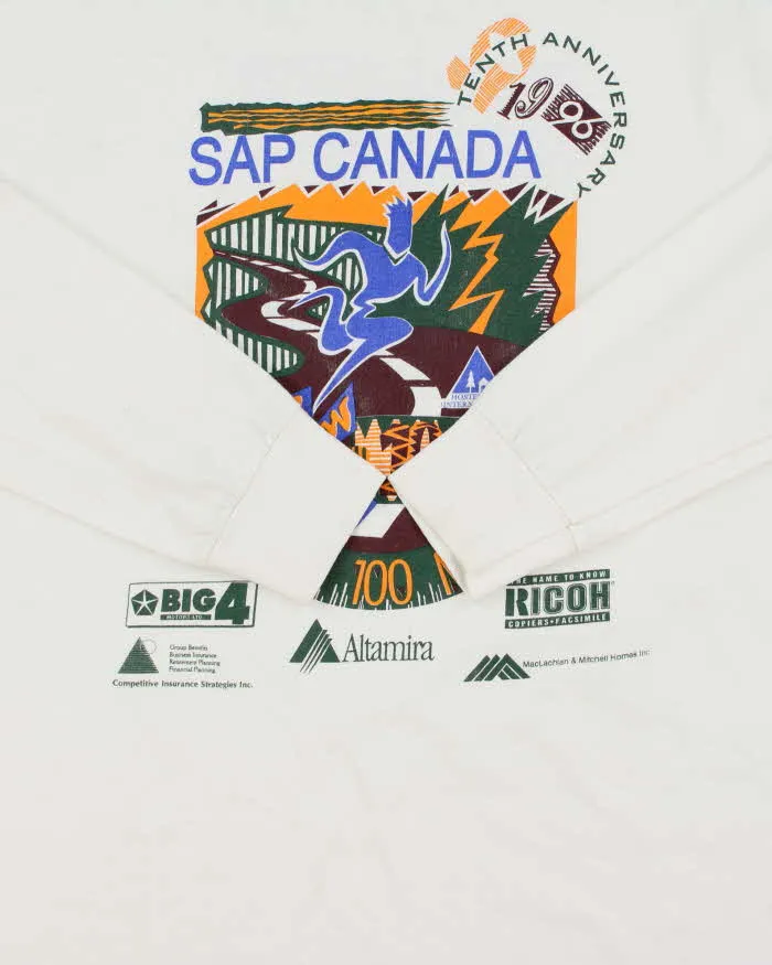 Vintage 1996 SAP Kananaskis 100 Mile Relay Single Stitch Made In USA Long Sleeve T-Shirt - XL sold by Rokit product image thumbnail 4