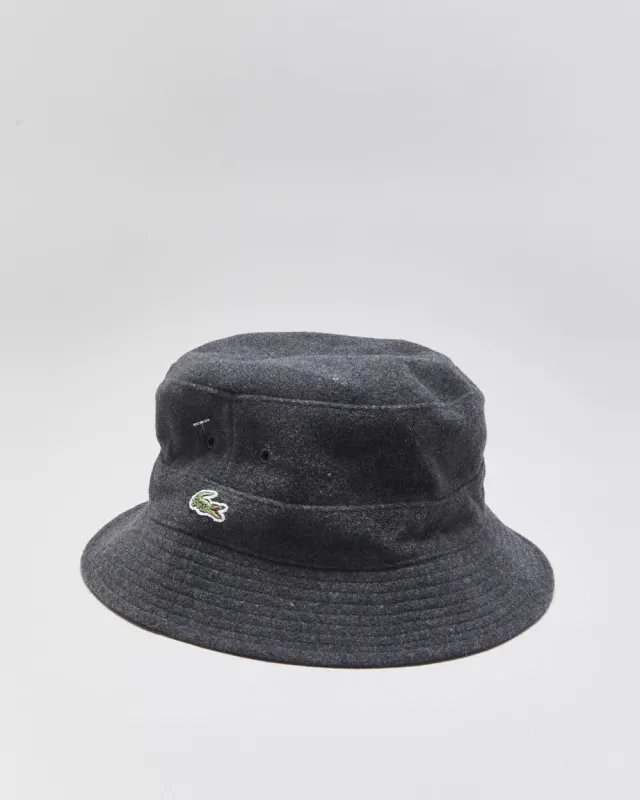 Vintage Y2K 00s Lacoste Reversible Wool Bucket Hat - L made by Lacoste