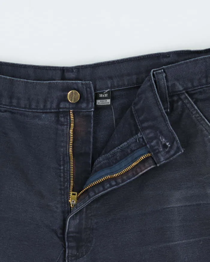 Vintage Carhartt B11 Midnight Canvas Loose Fit Distressed Carpenter Shorts - W38 sold by Rokit product image thumbnail 5