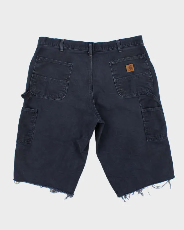 Vintage Carhartt B11 Midnight Canvas Loose Fit Distressed Carpenter Shorts - W38 sold by Rokit product image thumbnail 2