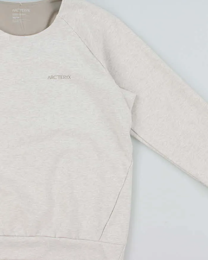Vintage Arc'teryx Orla Marl Grey Women's Crewneck Technical Sweatshirt - XS sold by Rokit product image thumbnail 3