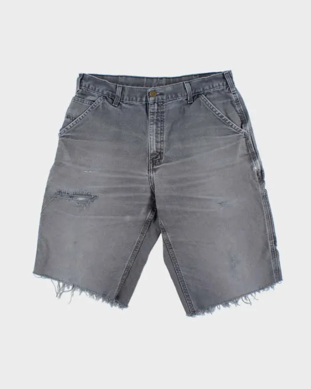 Vintage Carhartt B11 Canvas Relaxed Fit Distressed Carpenter Shorts - W32 made by Carhartt