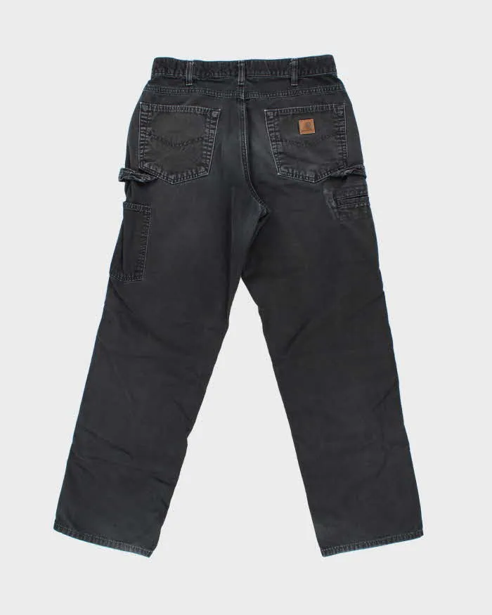Vintage Carhartt B159 Canvas Loose Fit Carpenter Workwear Trousers - W32 L32 sold by Rokit product image thumbnail 2