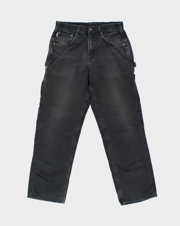 Vintage Carhartt B159 Canvas Loose Fit Carpenter Workwear Trousers - W32 L32 sold by Rokit