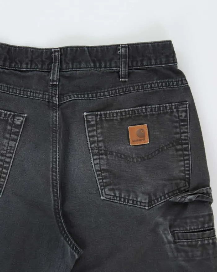 Vintage Carhartt B159 Canvas Loose Fit Carpenter Workwear Trousers - W32 L32 sold by Rokit product image thumbnail 4