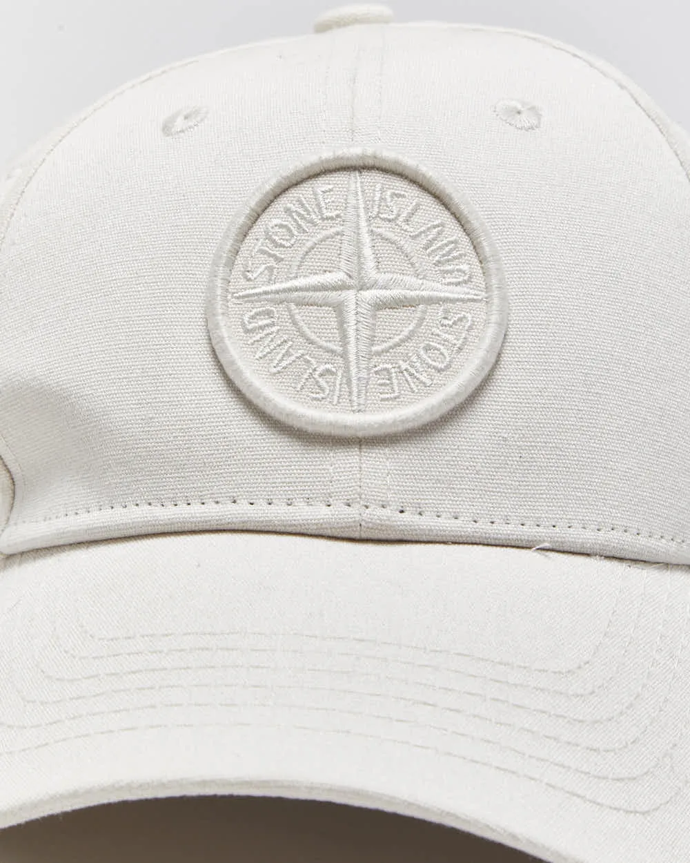 Stone Island Cream Embroidered Adjustable Baseball Cap - L sold by Rokit product image thumbnail 3
